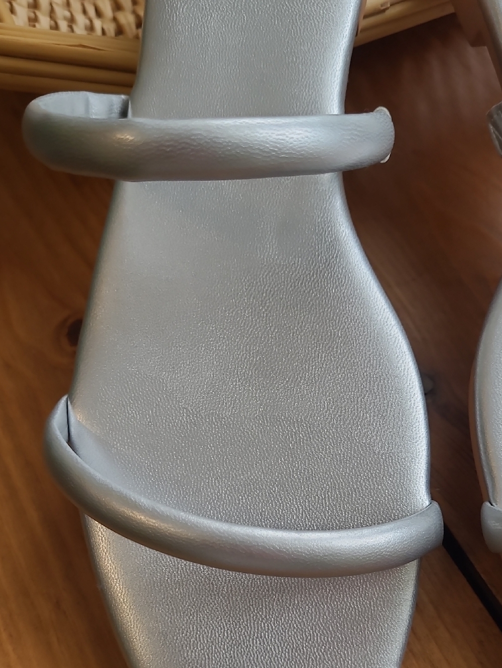 A New Day Silver Sandals - Picture 2 of 4